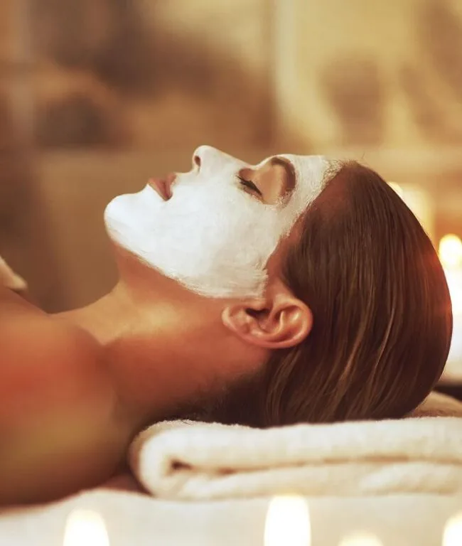 Facial treatment at Amber European Spa